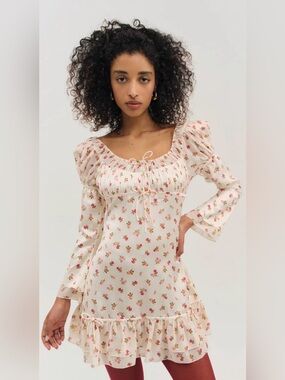 For Love & Lemons Adahlia Floral Mini Dress